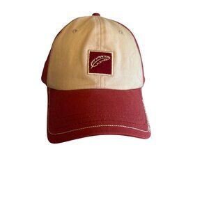 The Sagamore Club Golf Country Club Red & Beige Cotton Baseball Cap